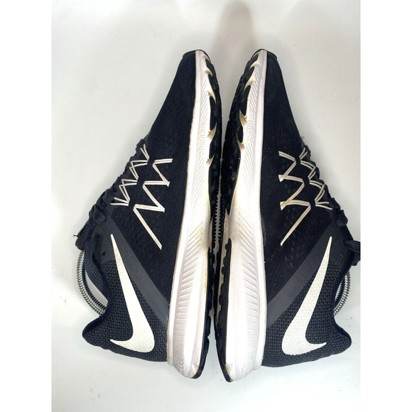 Nike Women's Zoom Winflo 3 Size 9.5 Black White Running Training Athleisure Gym - Picture 6 of 11